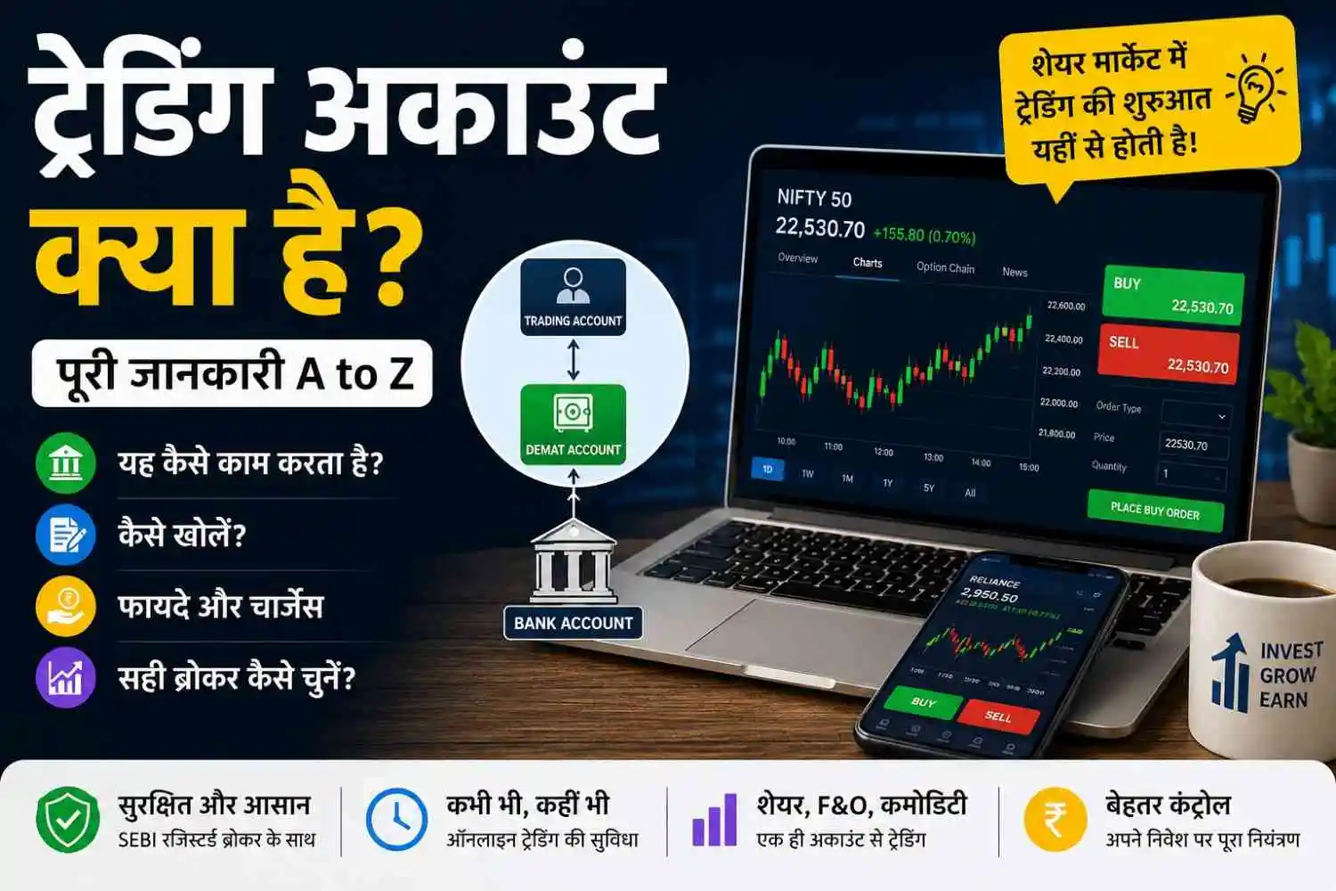 ट्रेडिंग अकाउंट क्या है? (Trading Account in Hindi) - पूरी जानकारी