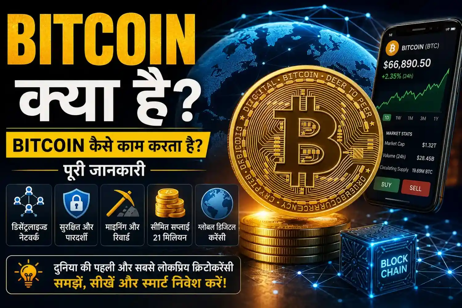 Bitcoin क्या है और Bitcoin कैसे काम करता है