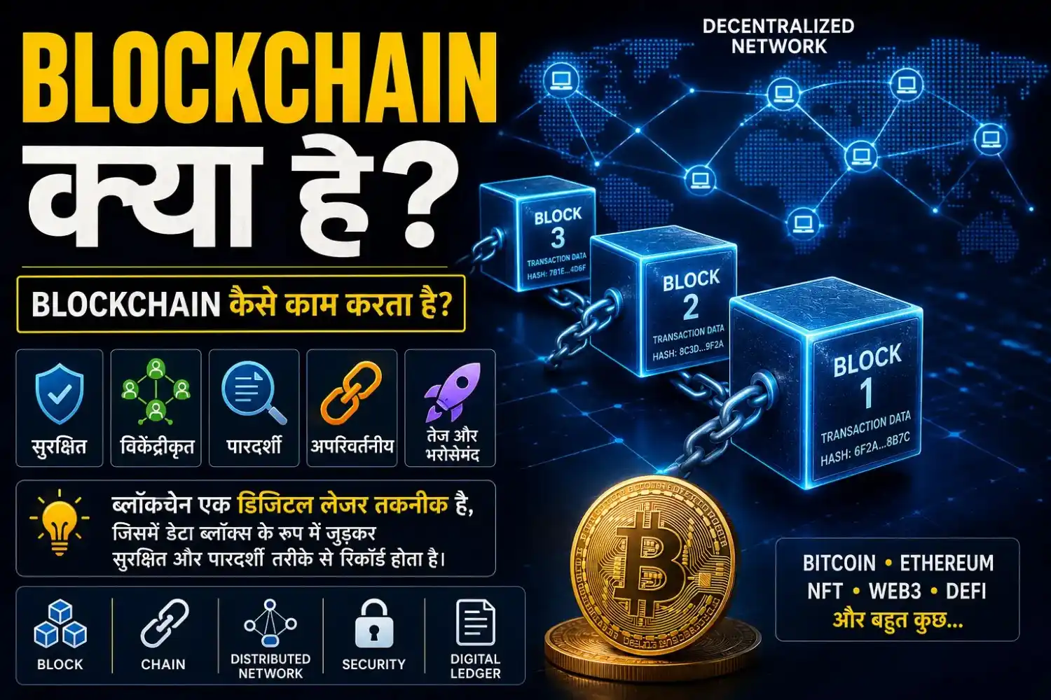 Blockchain क्या है और Blockchain Technology कैसे काम करती है